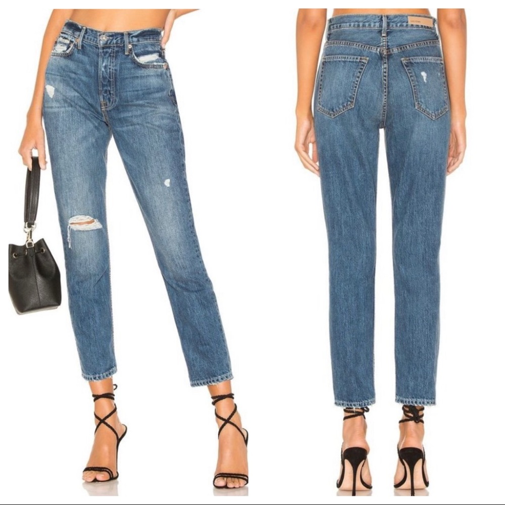 GRLFRND Karolina High Rise Revolution Blue Sz28